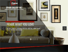 Tablet Screenshot of framegallerypgh.com